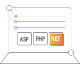 支持ASP、PHP、.Net等多種語(yǔ)言開(kāi)發(fā)